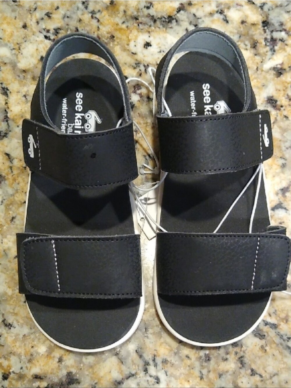 see kai run Logan Black/White Sandals